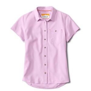 ORVIS Women’s XS Tech Chambray Short-Sleeve Work Shirt